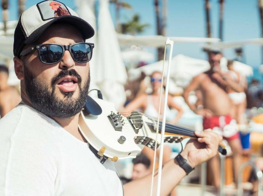 Foto show piscina Rubén Hidalgo