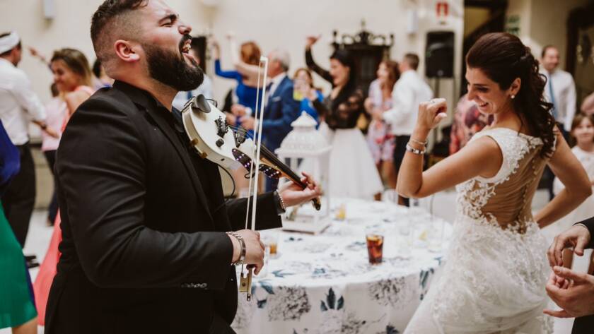 servicio de bodas con violín en vivo