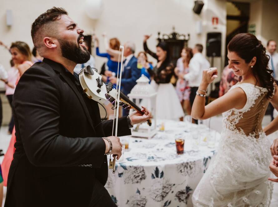servicio de bodas con violín en vivo