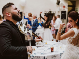 Show de violinista Rubén hidalgo en boda